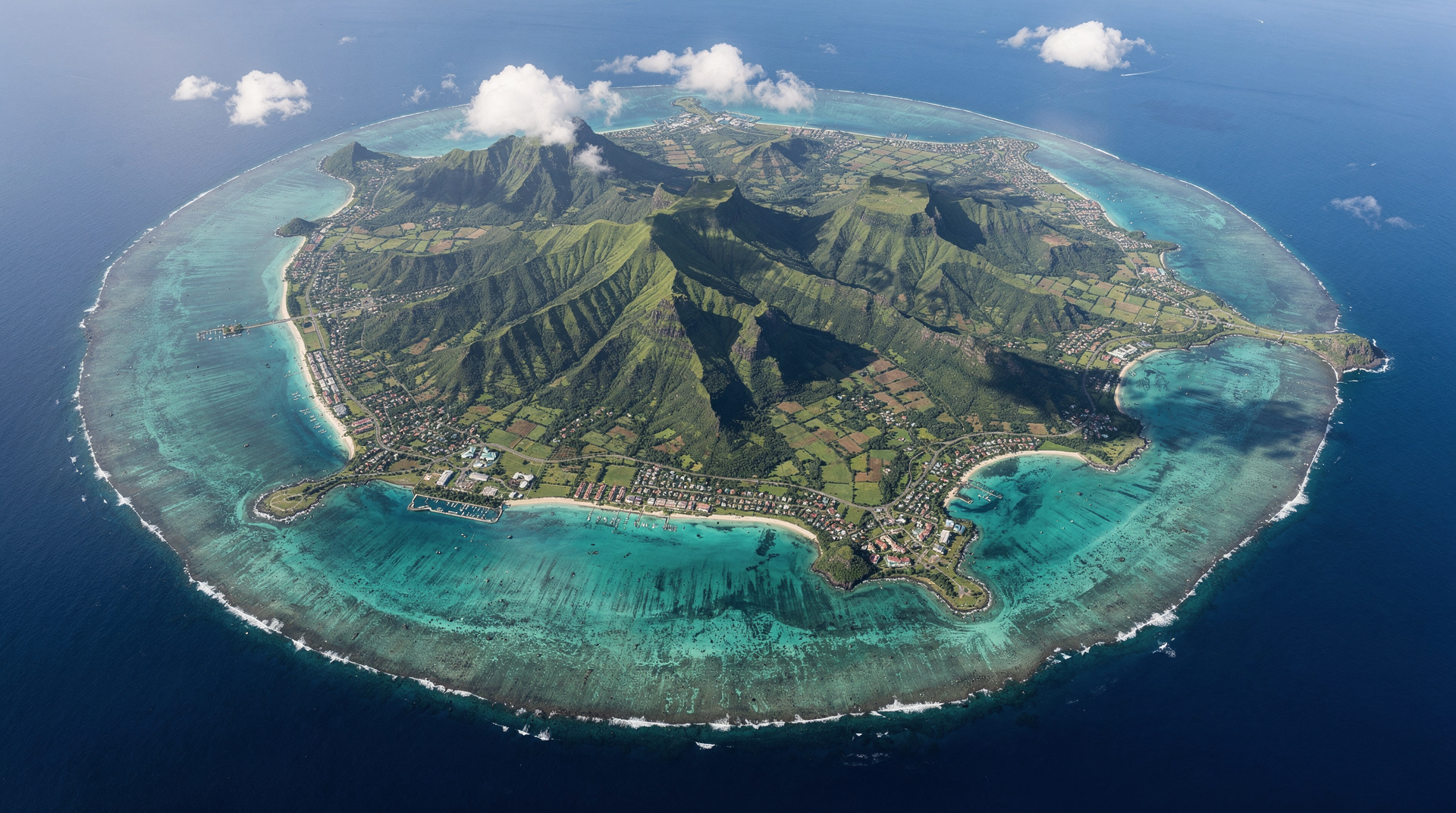 Carte de l'île Maurice